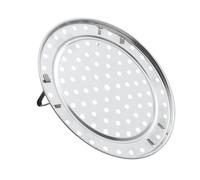 Grille de Cuisson Vapeur Acier Inoxydable Support Ronde | Structure à Pieds Hauts et Support Amovible, Surface Lisse, Usage Wok, Restaurants, Raviolis et Œufs