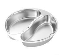 Grille de cuisson vapeur en acier inoxydable 304 pour cuiseur à riz, plateau de cuisson vapeur multicouche polyvalent avec chauffage uniforme, insert en métal pour casseroles de cuisine, argenté (A)