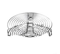Grille de cuisson vapeur en acier inoxydable pour autocuiseur - Panier vapeur pliable et grille de refroidissement - Insert multifonction pour autocuiseur, friteuse à air et mise en conserve (26 cm)