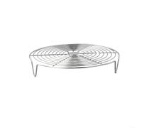 Grille de cuisson vapeur en acier inoxydable pour casserole/plateau de cuisson à la vapeur multifonction et support de gril pour boulettes/œufs/légumes/antirouille et passe au lave-vaisselle (24 cm)