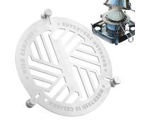 Grille de cuisson vapeur pour casseroles - de cuisson ronde en acier inoxydable | Support antidérapant pour l'extérieur | Pour le camping, la randonnée, le barbecue en plein air, les vacances