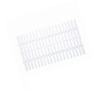 Grille De Débordement Vidange Piscine, Douche À Canal Flexible,for Clôtures Cour Et Allées(White,25cm/20piece)