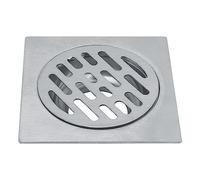 Grille de Déchets de Drainage de Sol Anti-Odeur en Acier Inoxydable épais avec Rayures, Filtre Amovible, Empêche Les Insectes pour la Cuisine, la Salle de Bain et Les Toilettes