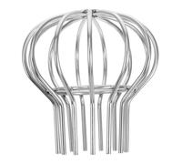 Grille de Drain de Toit Extérieure en Acier Inoxydable Ronde Argenté | Filtre les Débris, Limite L’obstruction, Installation Simple, pour Gouttière et Conduit Pluvial