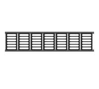 Grille de Drainage, Couvercle de Regard, Caniveau Extérieur Système de Drainage pour Terrasse, Piscine, Jardin, Garage, Jardin Grilles, Black (Color : 50x20x2cm(19.7x7.9x0.79in))