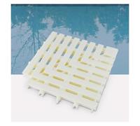 Grille de drainage d'angle à 90 degrés pour piscine en ABS, blanc, différentes tailles (30 x 30 cm) (25 x 25 cm)