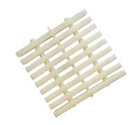 Grille de drainage de piscine résistante - 2 bandes de trop-plein en plastique ABS, 20 x 100 cm, pour une utilisation intérieure/extérieure, solution efficace de gestion de l'eau, grille rob