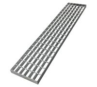 Grille de drainage en acier galvanisé, dimensions 100 x 20 cm, pour garage et cour