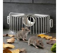 Grille de drainage en acier inoxydable pour toit, balcon, mur, utilisation latérale pour bloquer les débris et les petits animaux tout en maintenant le débit (M)