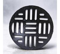 Grille De Drainage Extérieure En Fonte Ronde Caniveau Exterieur 20 30 40cm | Couvercle de Drainage Grille D'égout Durable pour Jardin, Terrasse, Cour et Garage(58x58x3cm-22.8x22.8x1.2in)