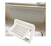 Grille de filtre de reprise d'air en aluminium, couvercle de ventilation amovible pour porte/plafond, registre mural/plafond 45,7 x 45,7 cm, conception plate estampée pour un flux d'air opti