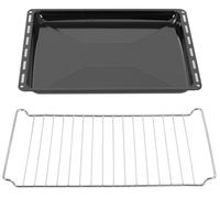 Grille de four - Plaque de cuisson 445 x 375 x 35 mm - Plaque de four - Compatible pyrolyse