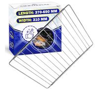 Grille de Four Réglable d'une Profondeur de 310 mm et d'une Largeur de 370 mm à 650 mm Universel pour de Nombreuses Marques - Garantie de 10 Ans - MONTERAL