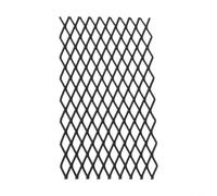Grille de Foyer en Acier avec Rétenteur de pour braises - pour accessoire de pour cheminée pour robuste pour Intérieur et Extérieur - 11.8x7.5 Pouces(7.5 * 11.8in)