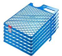 Grille de grattoir KADAX, 39 x 28 cm, grille de peinture en plastique, grande grille de peintre pour la peinture, accessoires de peinture, grille de grattoir, grille d'égouttement (6, bleu)