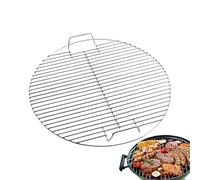 Grille de gril - Grille de cuisson en acier inoxydable - Grill de barbecue ronde de 44,5 cm | Fil rond pour Barbecue polyvalent, pour, bouilloire, Joe Classic, Camping, jardin,