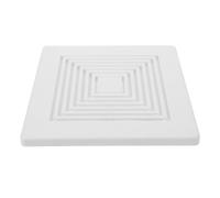 Grille de Plafond de Salle de Bain à Ressort, Remplacement Argenté | ABS et Métal, Installation à Ressort Sécurisée, Compatible, Toilettes