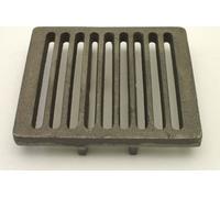 Grille de poêle 16,5 x 18,5 cm avec double entretoise, grille de cheminée Grille de foyer