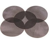 Grille de ponçage pour le ponçage du parquet, bois tendre, ponçage intermédiaire de vernis Ø 30 cm - Filet de ponçage pour ponceuse simple par exemple Floorboy xl 300 - Ponçage du bois (5 x grain 180)