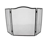 Grille de protection cheminée - Pare feu cheminée - Pliable 3 panneaux - Longueur 96cm - Hauteur 58cm - Acier