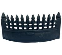 Grille de protection contre l'incendie pour cheminée, de 45 cm de diamètre, finition noir mat, accessoire pour cheminée