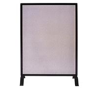 Grille de Protection pour cheminée, Grille Pare-feu en Fer forgé Coloris Noir - Hauteur 72 x Longueur 50 cm
