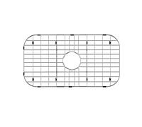 Grille de protection pour évier de cuisine, drain centré avec rayon d'angle, grille inférieure d'évier pour cuisine, acier inoxydable 304, résistant à la rouille, 66 x 35,6 cm