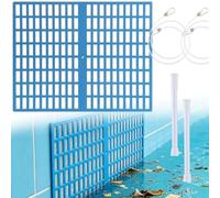 Grille De Protection Pour Skimmer Amovible et Antirouille avec Maille Fine | Grille Protectrice Pour Skimmer De Piscine Maison Parc Hôtel Jardin Et Espace Extérieur