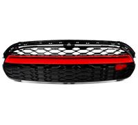 Grille de radiateur, pièce de remplacement pour Mini Cooper, flux d'air optimisé, noir et rouge