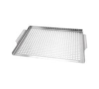 Grille de rechange en acier inoxydable pour réchaud de cuisine, design de drainage antiadhésif, plateau robuste pour terrasse, dîners de , pique-nique, jardin