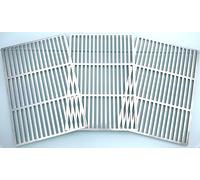 Grille de rechange en acier inoxydable V2A 1.4301 pour barbecue Rösle Videro G6 + G6-S Vario + PRO G6-S Vario + ALLFLAME Hero 6