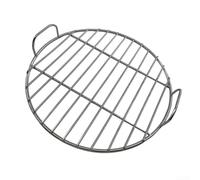 Grille de rechange ronde 45 cm en acier inoxydable pour barbecue au charbon | Ajustement parfait pour bol de 47 cm, compatible avec les modèles Weber, 45 cm de diamètre, support sûr