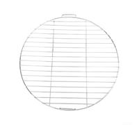 Grille de rechange ronde 45 cm en acier inoxydable pour barbecue au charbon | Ajustement parfait pour bol de 47 cm, compatible avec les modèles Weber, 45 cm de diamètre, support sûr