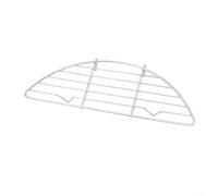 Grille de refroidissement demi-ronde compacte en acier inoxydable 304 pour cuisson au barbecue et à la friture