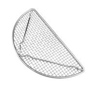 Grille de refroidissement, grille de cuisson, plateau en acier inoxydable, passe au lave-vaisselle, support semi-circulaire antiadhésif, de cuisson pour four, barbecue, restaurant, rôtissage