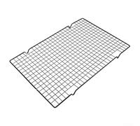 Grille de refroidissement pour four 25 x 40 cm avec pieds (A) | S'adapte à une demi-plaque de 25 x 40 cm, pieds surélevés pour la circulation de l'air, idéal pour les cookies et les gâteaux
