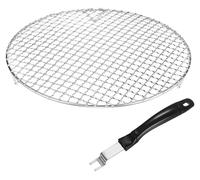 Grille de refroidissement ronde - Ø 29,5 cm - Inox - Lot de 2 - Pince pour grille, grille de cuisson