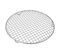 Grille de refroidissement ronde de 13 à 35 cm, grille de cuisson en acier inoxydable 201 pour cuisson à la vapeur, plaque de cuisson circulaire, grille de barbecue, accessoires de friteuse à air (15