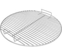 Grille de remplacement Unyqoos® de 44,5 cm, chromé – Compatible avec les barbecues Weber de 47 cm (modèles Kettle, Bar-B-Kettle, Smokey Mountain Cooker et One-Touch), avec 2 poignées