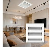 Grille de Reprise d'air Blanche 51 x 56 cm (20 x 22 Pouces) - Couvercle de Bouche d'aération pour Retour d'air Froid de système de Chauffage, Ventilation et climatisation (CVC), di