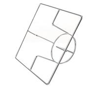 Grille de Rôtissage Portable pour Poulet et Dinde en Acier Inoxydable | Cadre Stable, Entretien Facile, Usage Simple et Pratique, Ne Rouille Pas, pour Barbecue en Plein Air