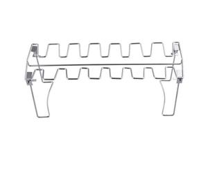 Grille De Rôtissage Verticale En Acier Inoxydable, Support Pour Fumeur De Barbecue, Accessoires De Camping Sûrs, Rôtissoire Pour Barbecue D'extérieur V8k8