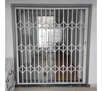 Grille de sécurité extensible antivol avec serrure - Barre de sécurité pour porte - Libération rapide - Pliable - 50 x 120 cm