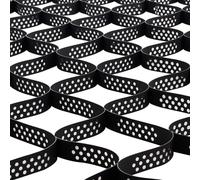 Grille de sol Grille géocellulaire de 2 pouces de profondeur 32,81 x 9,84 pieds / 10 000 x 3 000 mm pour gravier