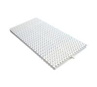 Grille de trop-Plein de Piscine en Plastique ABS Durable - Lot de 8, 25 x 100 cm - Système de Drainage Efficace pour allées et terrasses de Piscine extérieure