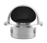Grille de Ventilation, Bouche d'Extraction INOX Ronde Conduit Aérateur d'air Grille de Ventilation avec Un Filet Anti-Insectes