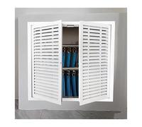 Grille de Ventilation décorative Blanche à Double Face en Aluminium, avec persiennes Amovibles, pour Chauffage au Sol et boîtier électrique (60 x 110 cm) - Améliore la décoration intérieure
