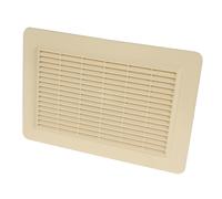 Grille de ventilation en applique rectangulaire pour façades type 200 cm² sable NICOLL 1GAPM2