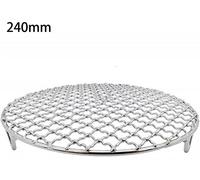 Grille de ventilation ronde - Grille à pizza - 24 cm - Acier inoxydable 304 - Pour four et cuisson - Idéal pour la pizza, le pain et les gâteaux