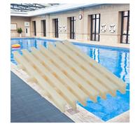 Grille de vidange 3 voies pour piscine - Grille de vidange de sol en plastique ABS durable pour une utilisation intérieure/extérieure, lot de 2, dimensions 30 x 100 cm, solution efficace contre l